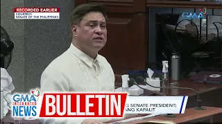 Sen. Migz Zubiri, nagbitiw bilang Senate President | GMA Integrated News Bulletin