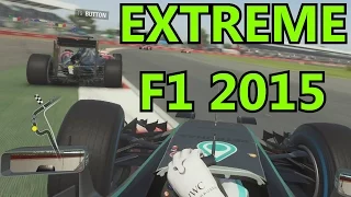 EXTREME F1 2015 - WET TYRES ON DRY TRACK CHALLENGE!