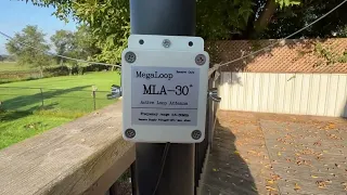 MLA-30 Magnetic Loop Antenna Reception