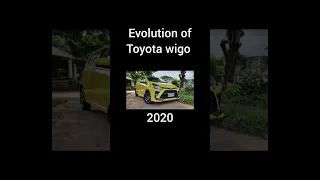 evolution of Toyota wigo (2010 ~2023) #viral
