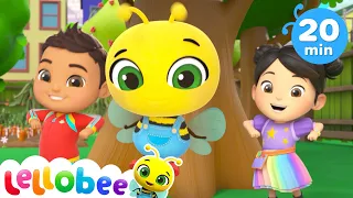 🐝Do the Bee Dance🐝 | Lellobee City farm | Kids Cartoons & Nursery Rhymes | Moonbug Kids