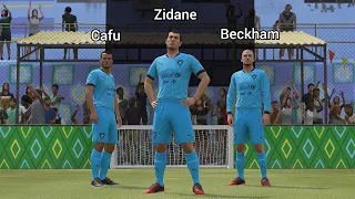 FIFA 23 VOLTA - Zidane Beckham Cafu vs  Messi Benzema Pogba - VOLTA 3v3