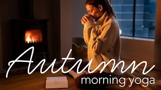 Autumn yoga flow for a cosy morning