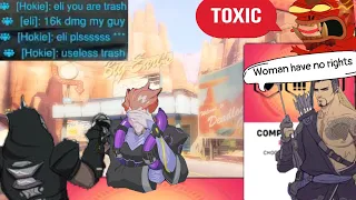 EXTREMELY IGNORANT DPS Vs Moria ONE TRICK (Overwatch 2 Toxic Moments)