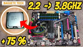 OVERCLOCK INSANO (2.2 para 3.8GHz) VALEU a PENA !? Celeron 450 (LGA 775) | Baguete Tech