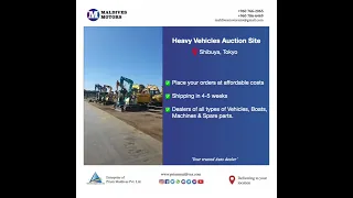 Tour through our Heavy Vehicles Auction Site in Shibuya, Tokyo