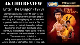 Enter The Dragon 4K UHD Review: Warner's Barebones 50th Anniversary Edition with Poor Encoding