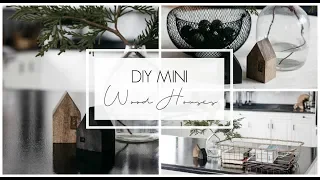 DIY Home Decor: Mini Wooden Houses