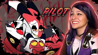 *• LESBIAN REACTS – HELLUVA BOSS – "PILOT” •*