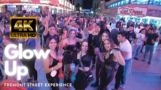 Fremont Street Las Vegas at night [4K] EDC weekend