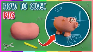 🐷 How To Make A Pig From Clay (Step By Step Guide) | How To Clay