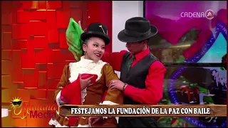 Bailando Cueca Paceña  festejando la Fundación de La Paz  - Ballet Folklórico Nueva Esperanza