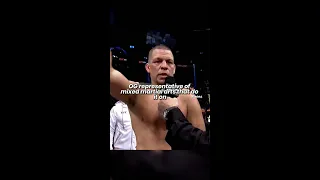 Nate Diaz appreciates Tony Ferguson after the fight #natediaz #shorts