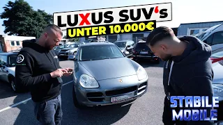 Wir besichtigen LUXUS SUV´S für unter 10.000€ | Stabile Mobile | Folge 01 @Autosiastik