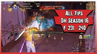 Death High Season 16 Floor 231-240 - Lifeafter DH Tips Boss Floor