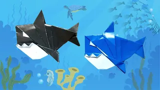 Origami Ikan Hiu｜How to make Origami Shark (Wei Lin Chen)