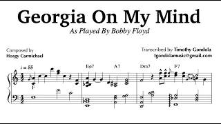 Georgia On My Mind| Bobby Floyd Piano Transcription