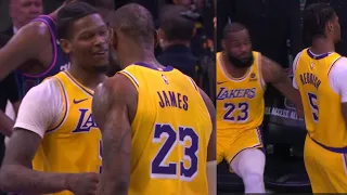 LBJ GOT IN THE FACE OF CAM REDDISH & TALKED CRAZY! "I TOLD U DAWG! REMEMBER!"