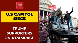 Trump Supporters Storm U.S Capitol, Stops Congress Session To Certify Biden's Victory