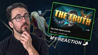 Reacting To "The Truth About Low Elo"