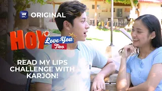 Read My Lips Challenge With Karina and Aljon | Hoy Love You Two