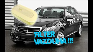 IZ GARAŽE: Mercedes Benz E-class W212 how to change engine air filter