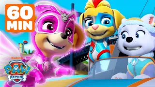 Mighty Pup Skye Rescues Adventure Bay! w/ Everest & Ella | 1 Hour Compilation | Shimmer and Shine