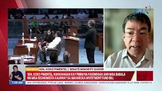 Sen. Koko Pimentel, nanawagan kay PBBM na pakinggan ang mga babala ng mga... | UB