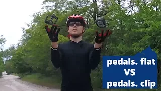 flat pedals VS clip pedals (kozak tv test)