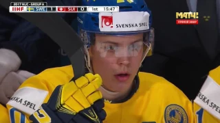 IIHF WJC 2016 12 28 Sweden vs. Switzerland 4:2