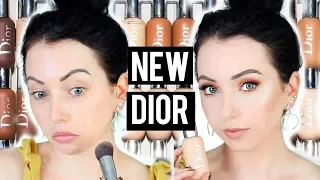 DIOR BACKSTAGE FACE & BODY FOUNDATION {First Impression Review & Demo!} Dry Skin 10 HR Wear Test