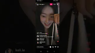 choerry and heejin instagram live (18/10/2023)