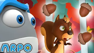 Invasion of the Acorn Snatchers | ARPO | Educational Kids Videos | Moonbug Kids