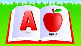 Learn Alphabet A to Z | ABC Preschool Book Learning A for APPLE Phonetics