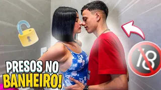 LUCAS E RIBEIRO PRESOS NO BANHEIRO! 😱