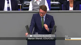 Marian Wendt (CDU) über AfD und Frauenrechte (Bundestag 21.02.2018)