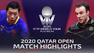 Xu Xin vs Simon Gauzy | 2020 ITTF Qatar Open Highlights (1/4)