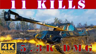 ✔️ Standard B WoT ◼️ 11 KILLS • 5.3K Damage ◼️ WoT Replays gameplay