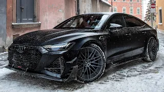 CAN THE 740HP 2021 AUDI RS7-R SPORTBACK HANDLE THE SIBERIAN COLD? WILL IT DRIFT? Oh yes! ABT beast!