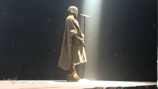 Kanye West rants during concert