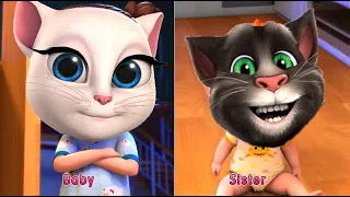 Baby Baby Yes Sister (Super JOJO) Song Parody feat. TALKING TOM and ANGELA