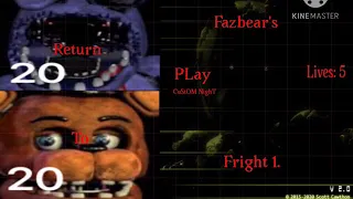 Return To Fazbear’s Fright 1 (Extra’s Menu!)