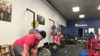 Getting Some deadlifting in with Dad