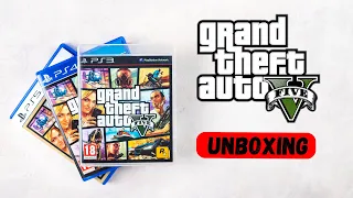 Grand Theft Auto 5 / GTA V - UNBOXING -  PS3, PS4 & PS5 comparison + detailed gameplay!