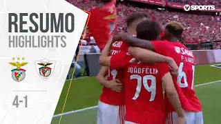 Highlights Benfica 4-1 Santa Clara (Portuguese League 18/19 #34)