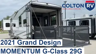 Quick Look 2021 Grand Design MOMENTUM G-Class 29G Travel Trailer Toy Hauler
