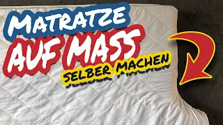 Matratze auf Maß selber machen - Sprinter Van Conversion