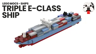 LEGO Maersk Triple E-Class Container Ship MOC