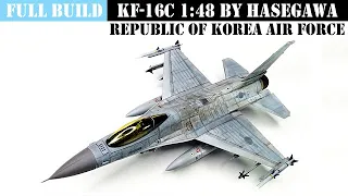 KF-16C FIGHTING FALCON by HASEGAWA 1/48 scale model aircraft building