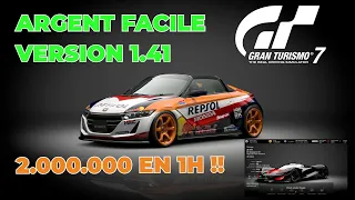 GT 7 v1.41 FARM MONEY / ARGENT FACILE 2.000.000 en 2h